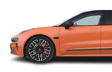 Orange car illustration